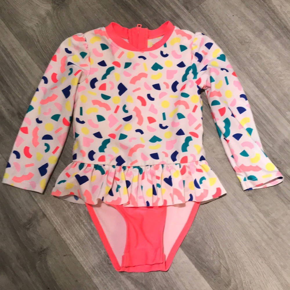 Cat and Jack long sleeve swimsuit